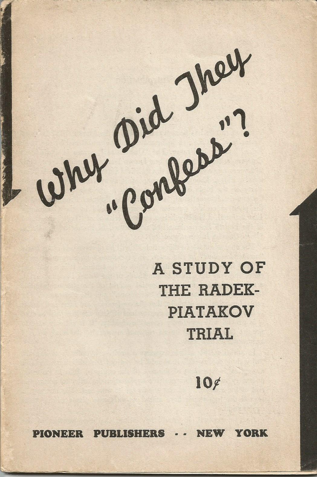 Why Did They Confess cover